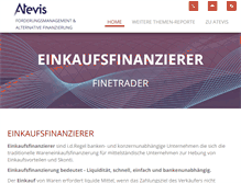 Tablet Screenshot of einkaufsfinanzierer.info
